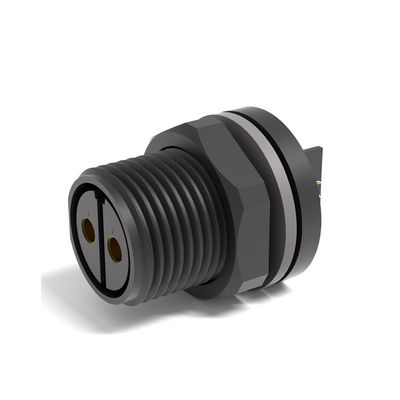 PA6 IP67 産業用回路接続器 100VAC 処理型 M12 防水接続器