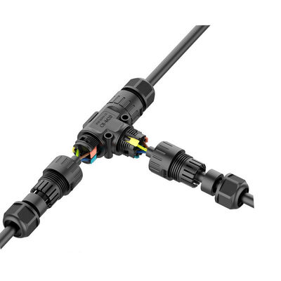 M20 屋外景観照明コネクタ IP68 防水 24A 高功率 PA66 ナイロンアダプター