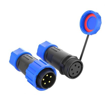 溶接式フリー防水電源コネクタ IP68 航空プラグソケット LD20