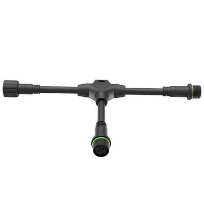 M18ケーブルコネクタ 防水型T型 太陽光用三方向ケーブルコネクタ