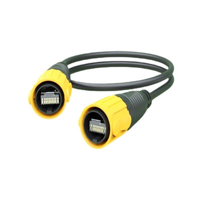 LED信号保護 IP67 防水 RJ45 コンネクタソケット ネットワーク・クリスタル機器