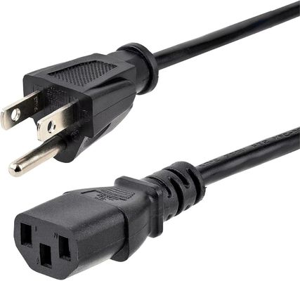 黒色電源プラグ接続 4.8mm ピンの直径